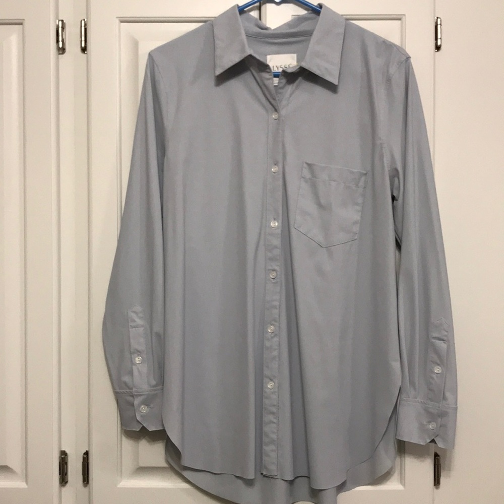 Lysse schiffer button down. Light blue. So soft!
